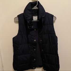 Old Navy Navy Blue Puffer Vest